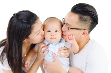 Asya üst öpmek onların bebek