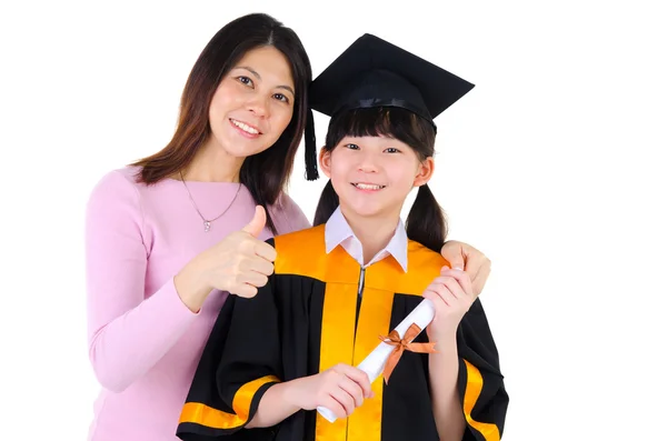 Asiatische Frau und Tochter — Stockfoto