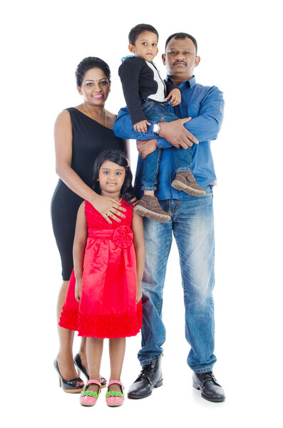 Beautiful indian family