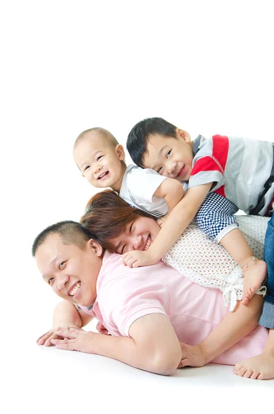 Asian family — Stock Photo, Image