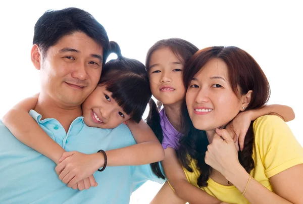 Portrait of asian family — Stock Photo, Image