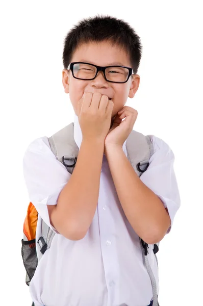 Azjatycki szkoły podstawowej uczeń — Zdjęcie stockowe