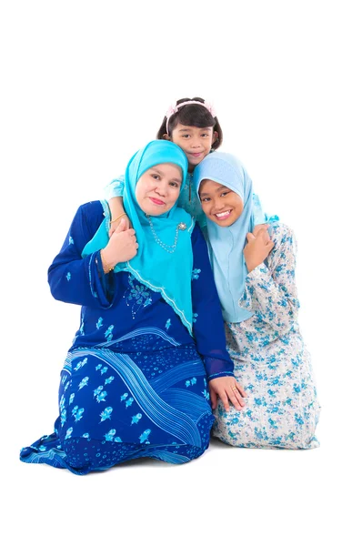 Malay family — Stock Photo, Image