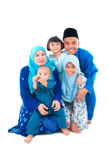 Muslim family — Stock Photo, Image