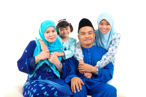 Muslim family — Stock Photo, Image