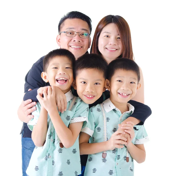 Famille asiatique — Photo