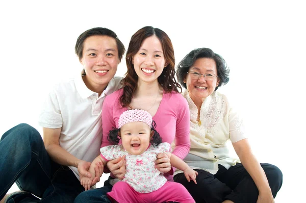 Asya ailesi — Stok fotoğraf