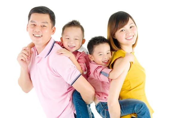 Beautiful asian family — Stock Photo, Image