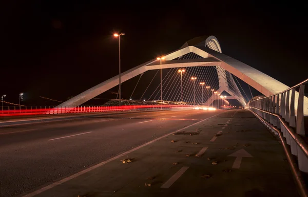 Wide view of the bridge of the third millennium II — Stock Photo, Image