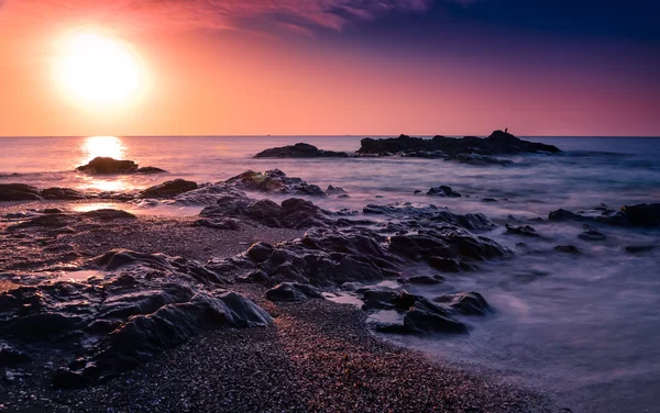 Sunrise on the Sunshine Coast, Spain — стоковое фото