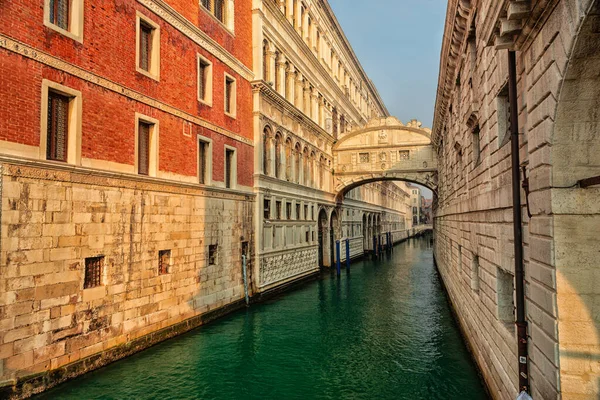 Γέφυρα Των Στεναγμών Άδεια Βενετία Χωρίς Τουρίστες — Φωτογραφία Αρχείου
