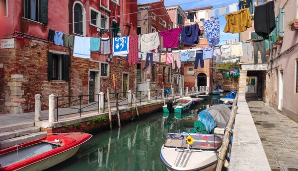 Venecia Con Toda Esencia Fotografía Típica Venecia Con Sus Canales — Foto de Stock