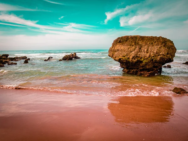 Spiaggia di sabbia dorata — Foto Stock