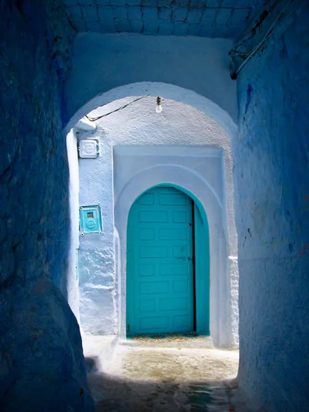 Porta azul ii — Fotografia de Stock