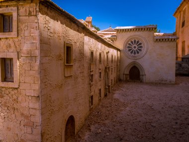 Cisterniense Monastery of Santa Maria de Huertas clipart