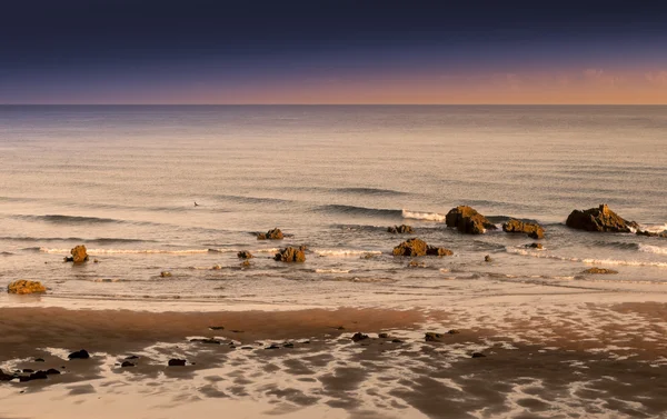 Vista di un surfista solitario — Foto Stock