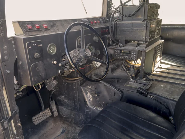 Inside the Humvee — Stock Photo, Image