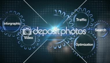 Anahtar kelime ile Dişli, Arama, Inforgraphic, Video, Trafik , Optimizasyon, İşadamı dokunmatik ekran 'Web Sitesi Promosyon' (alfa dahil)