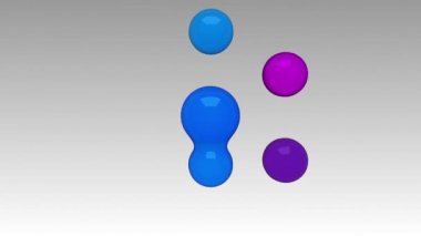 Daire diyagramı akış şeması, 7 sonuç daire sunum templete. 1