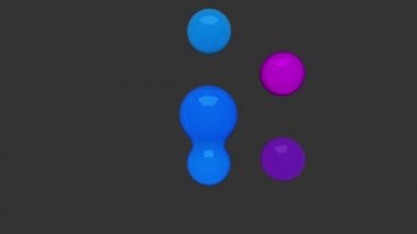 Daire diyagramı akış şeması, 7 sonuç daire sunum templete. 2