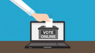 Internet online çeşitli oy el (alfa dahil)