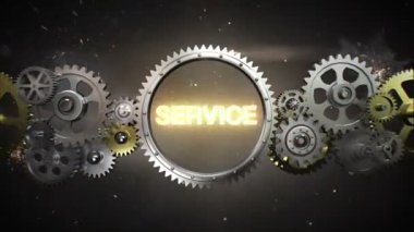 Dişli tekerlekleri bağlama ve anahtar kelime yapmak, 'Hizmet' (alfa dahil)