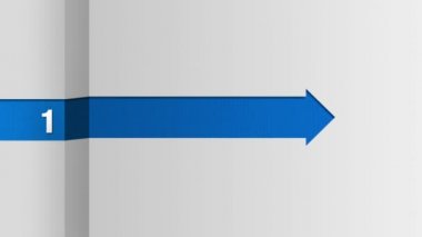 Bir kare ok çubuğu, giriş başlığı kutusu grafiği, powerpoint sunu şablonu.