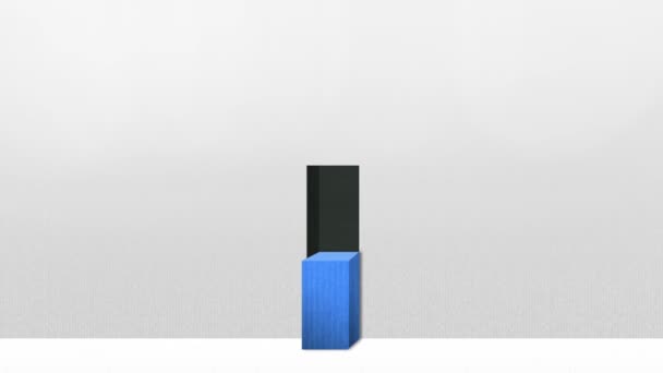 Un graphique à barres carrées 3D, augmenter le graphique économique (inclus alpha )