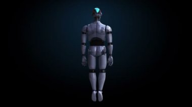 3D robot vücudun (dahil Alfa döndürme)