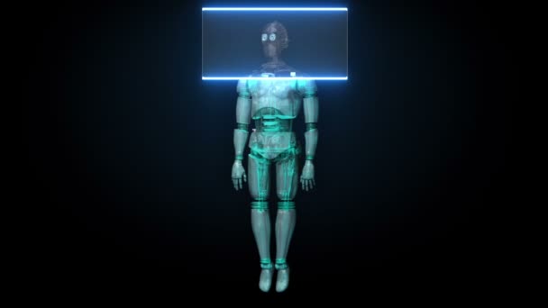 Balayage rotatif du corps du robot 3D (inclus alpha )