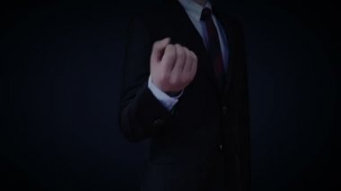 İşadamı açık avuç içi, anahtar şekli, devre kartı ışık hattı, güvenlik, Çözüm bul, avuç içi güvenlik teknolojisi.