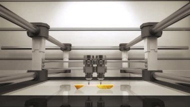 3d yazıcı altın Yuan işareti yapma, 3d tarayıcı