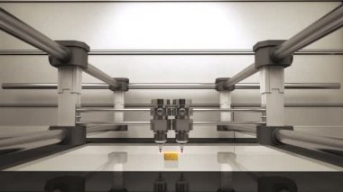 3d yazıcı altın Yen işareti yapma, 3d tarayıcı