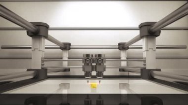 3d yazıcı altın Dolar işareti yapma, 3d tarayıcı