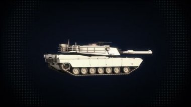 Dönen tank, ateş silahı. Kavram.