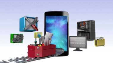 Akıllı telefon, geliştirici, programcılar (dahil ekran Alfa, arka plan alpha için app uygulama aracı)