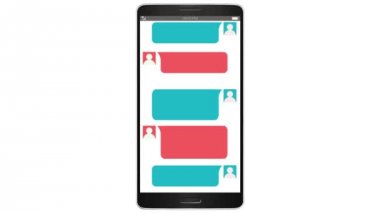 Boş konuşma balonu Messenger, metin mesajı. konuşmak için haberci