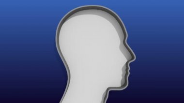 İnsan kafası ve elektrik bulb(included alpha açmak açılan kapı)