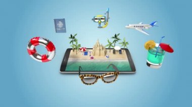yaz tatili seyahat planlama, mobil erişim online Tur