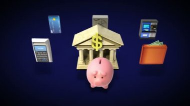 Hayat animasyon bankacılık yönetimi banka hesabı