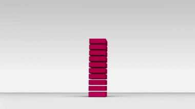 3D çubuk grafik büyüyen yaklaşık 100 yüzdeleri gösterir. (dahil Alfa)