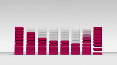 Ekonomik grafik azaltın. 3D çubuk grafik 1.