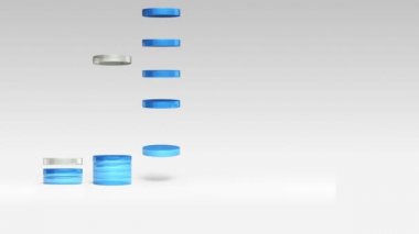 Ekonomik grafik artırın. 3D daire çubuk grafik 1.