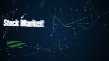 İktisat, istatistik, hisse senedi piyasası, erişim, Analytics, metin animasyonu ' Finans '(Included alpha)
