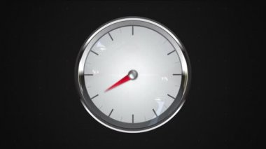 Belirtilen saat 9'da gelin. ölçmek veya animasyon izle.