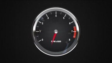 Rpm belirtilen bir noktası ölçer. animasyon.
