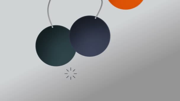 Chute de trois cercle animation, présentation animation templete (inclus alpha )