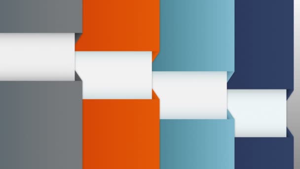 Page d'introduction avant du rectangle de quatre chapitres pour la présentation, modèle powerpoint (inclus alpha )