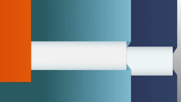 Page d'introduction rectangle de cinq chapitres pour la présentation, modèle powerpoint (inclus alpha )