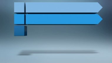 3D bar. Beş kare Intro başlığı kutusunu grafik, powerpoint sunu template.version 2 (dahil Alfa)